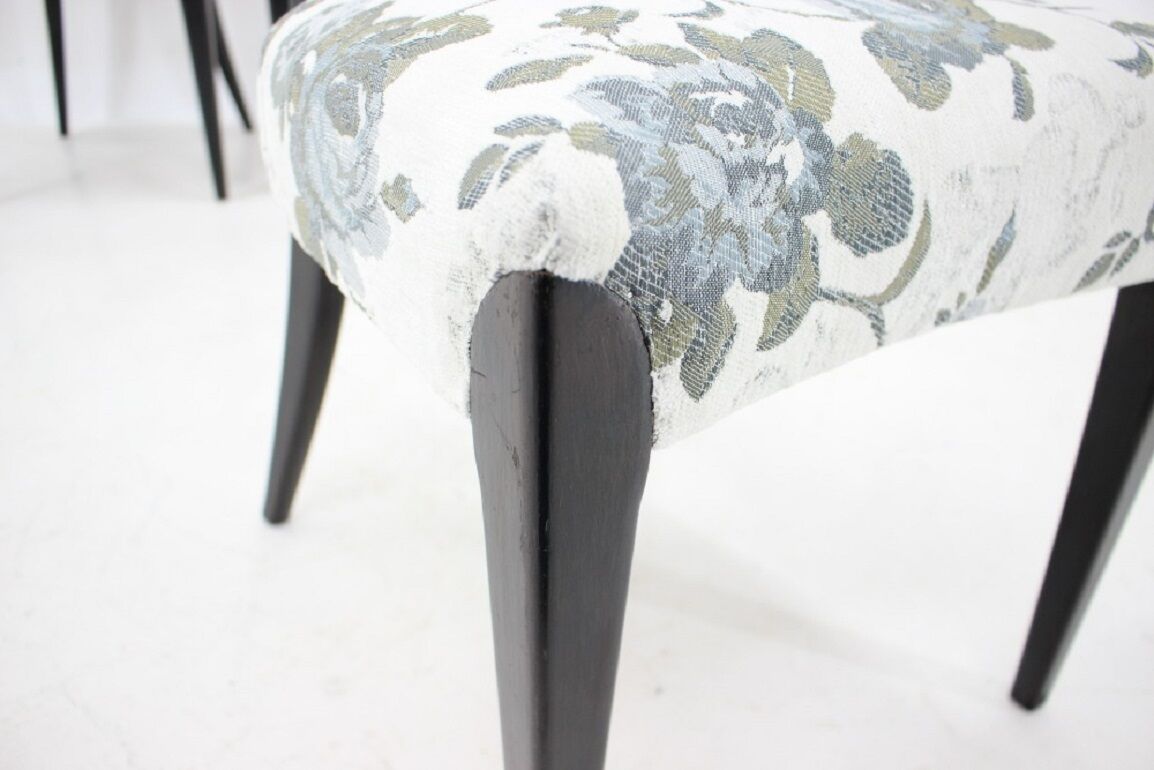 4 1950s Jindrich Halabala dining chairs,Czechoslovakia