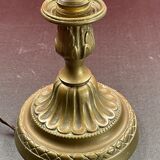 Lamp Foot in the shape of a candlestick, Bronze 17 cm socket top