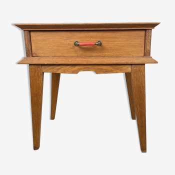 Table de chevet pieds compas, 1950