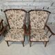 Lot de 2 fauteuils Baumann éventail