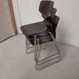 Set of 3 Pagholtz sled chairs from Flottoto