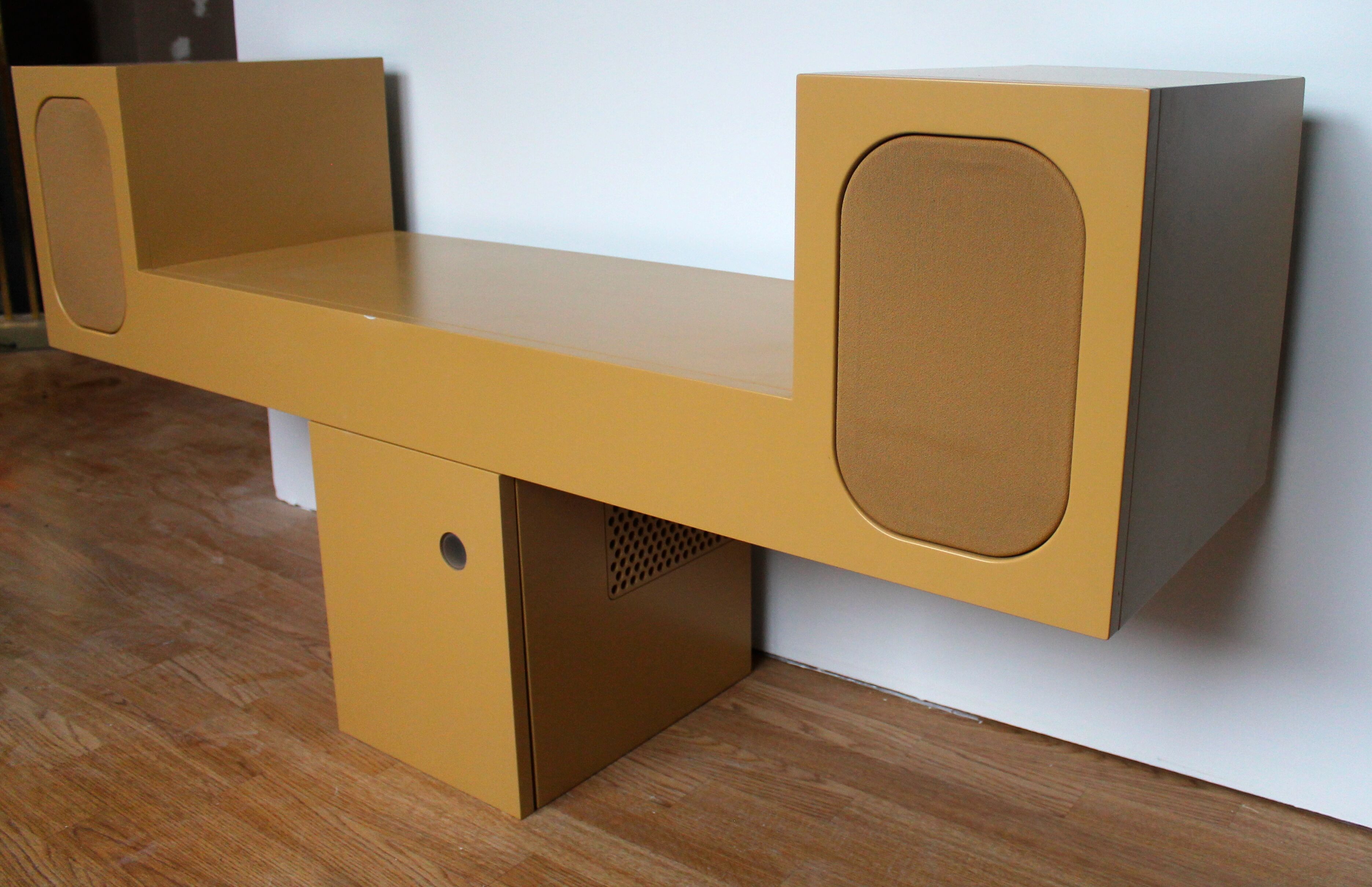 Former furniture hifi LEOLUX for Philips vintage 70's 80's