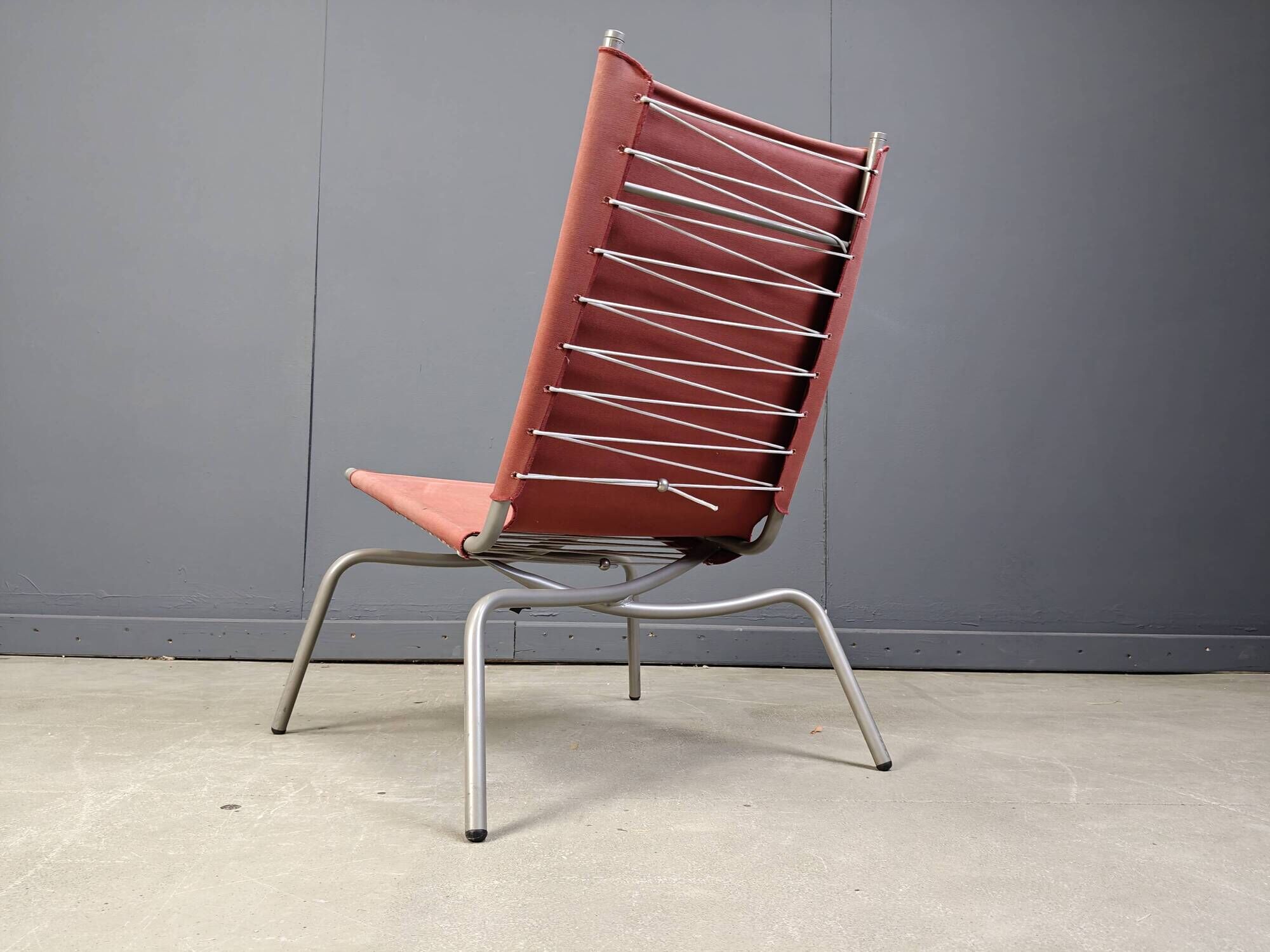 Vintage crossed legged lounge chair by Fabiaan Van Severen, 1990s