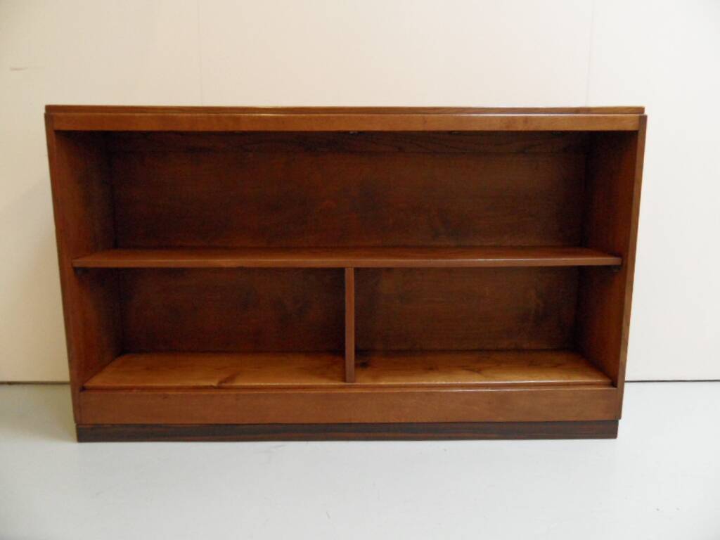ArtbDeco oak open bookcase Amsterdam School