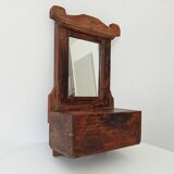 Miroir de barbier indou ancien