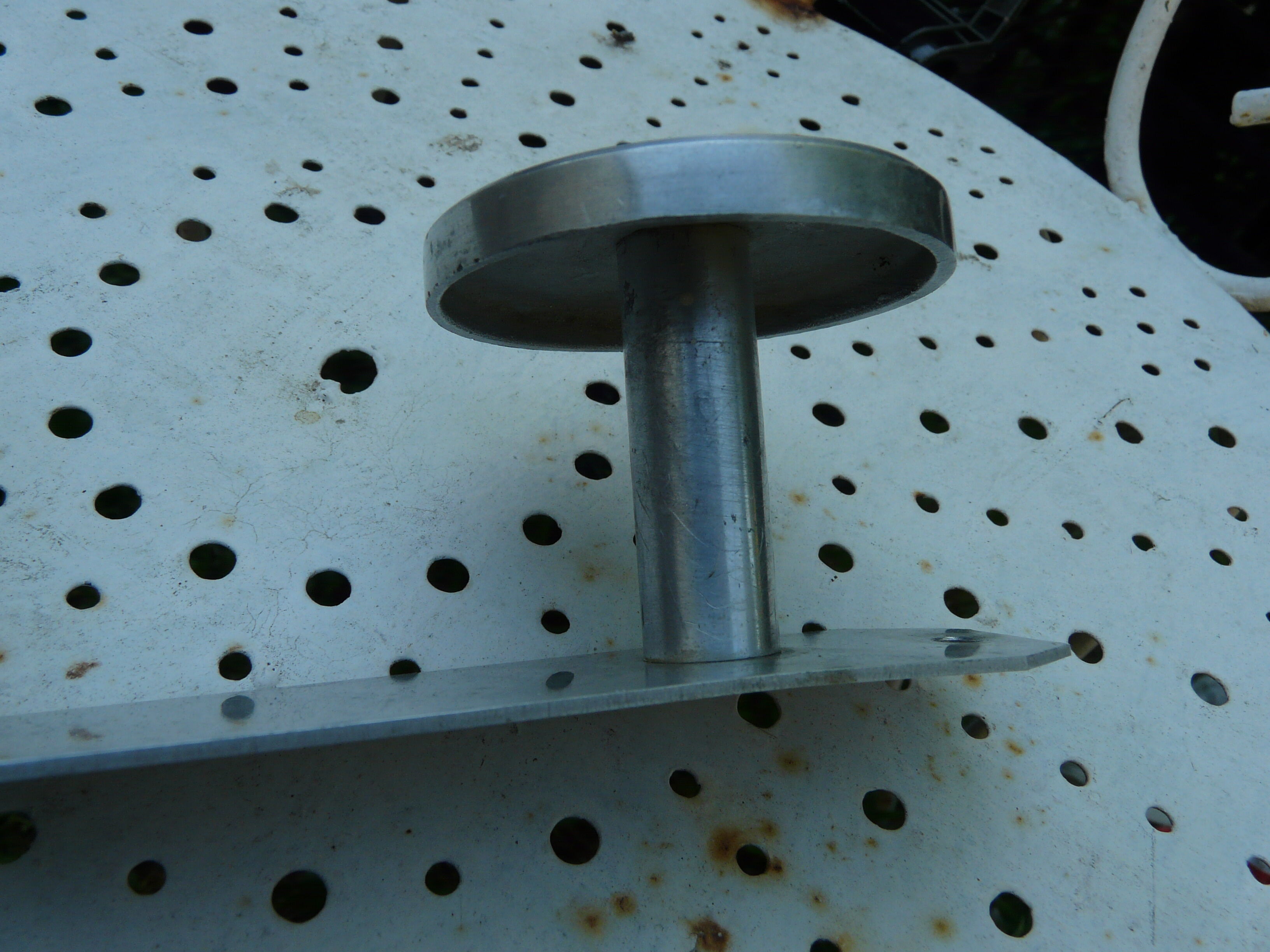 Wall coat rack metal 2 hooks