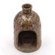 Signed stoneware lantern candle holder, 1960s