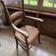 Fauteuil rustique en bois et paille