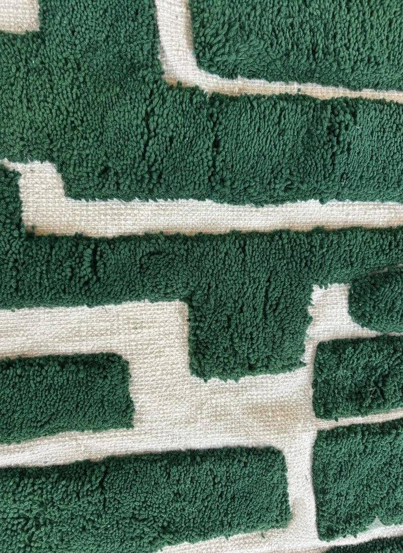 Green RUG, Beni Ourain Moroccan Rug 250/150cm