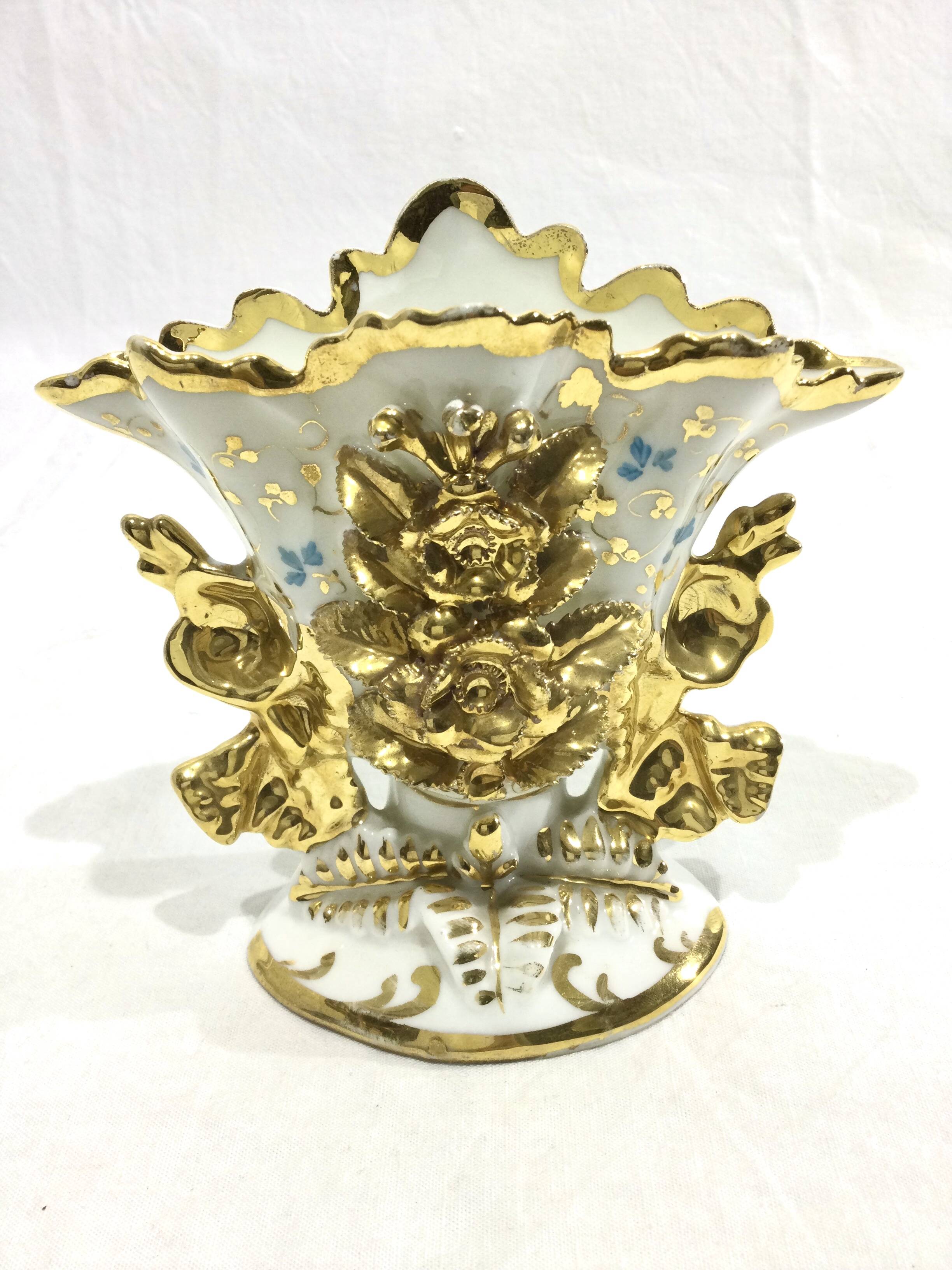 Porcelain Bridal Vase Old Paris 19th century