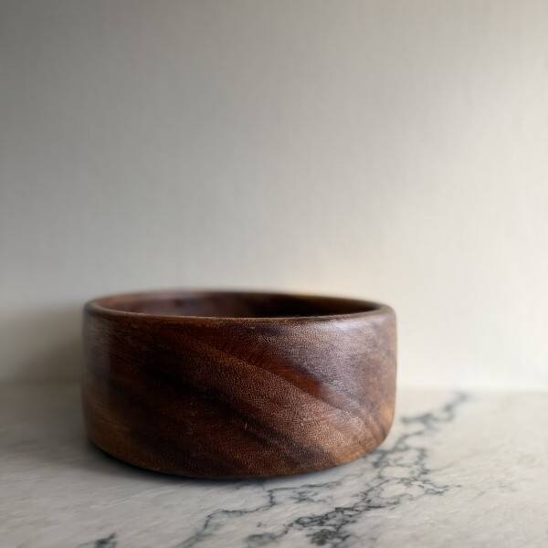 Wooden salad bowl