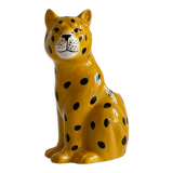 Pot leopard ceramic cache vintage