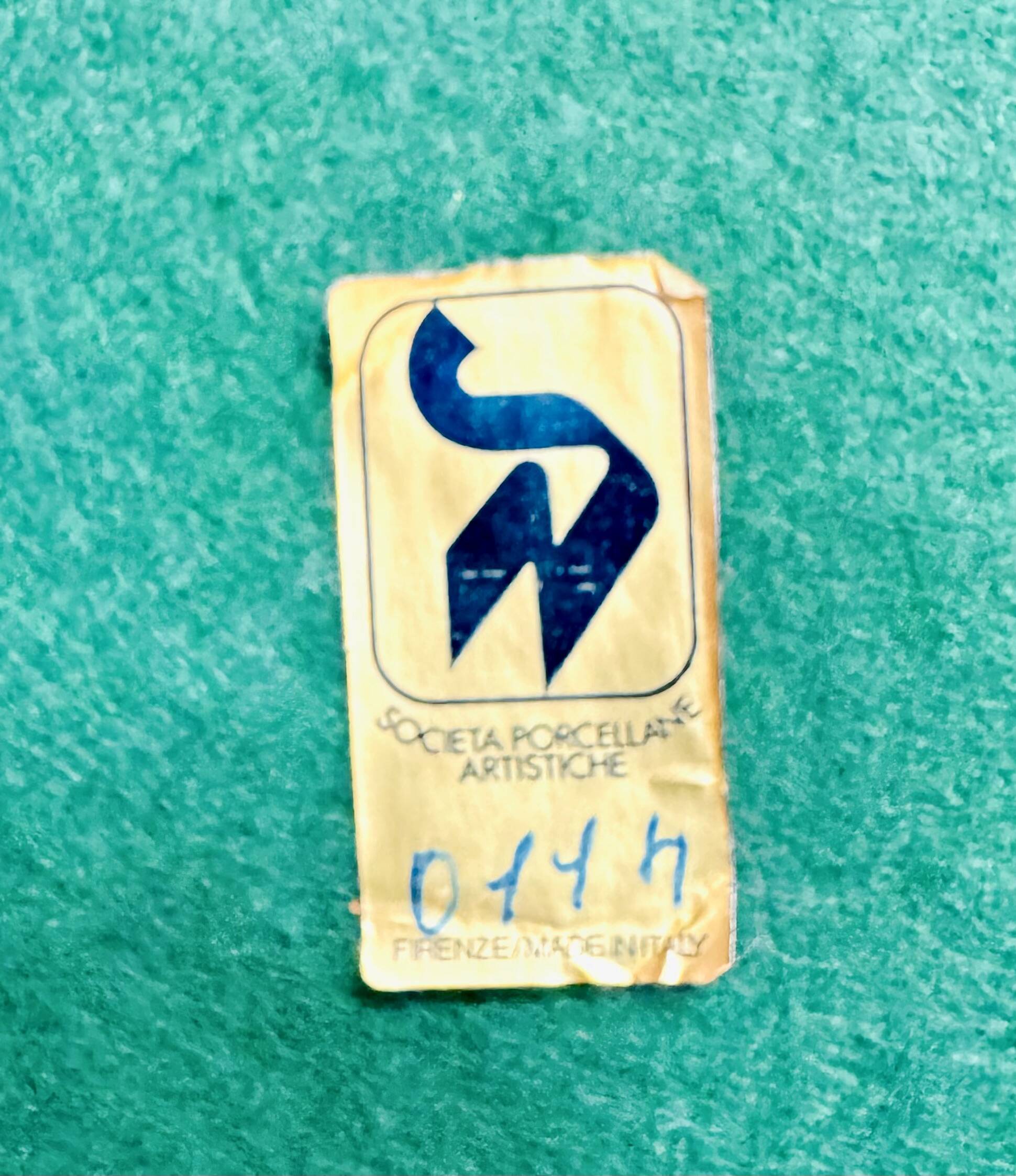 Italian Ceramic Table Lamp