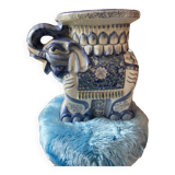 Glazed ceramic elephant