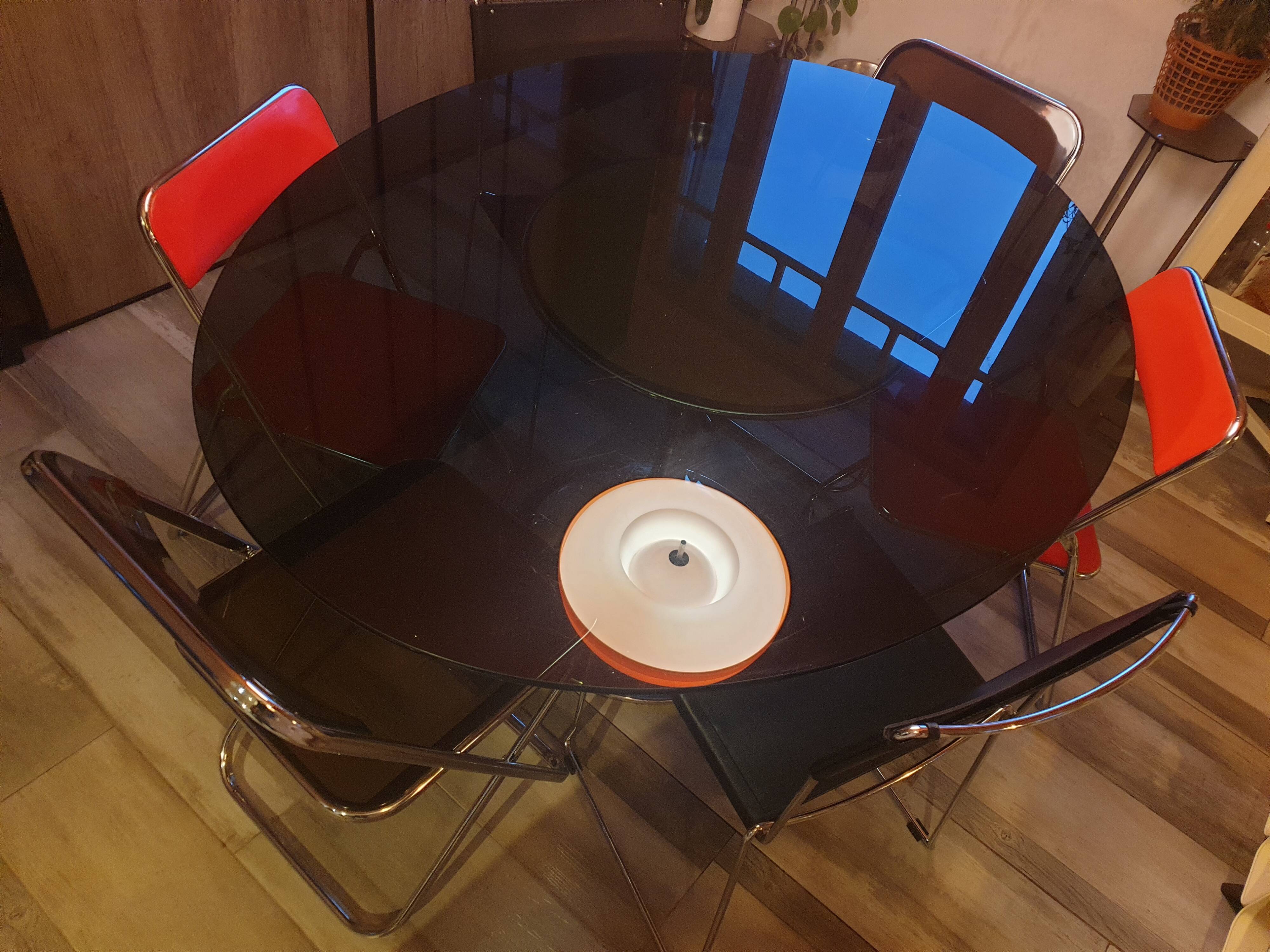 Oval table circa 1970