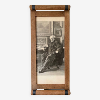 Large “Alexandre Dumas” oak tray