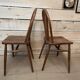 Pair chair Windsor vintage year 50/60
