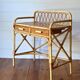 Rattan and bamboo desk