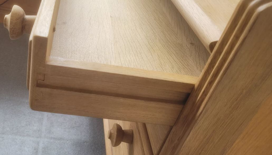 Vintage chest of drawers Guillerme and Chambron