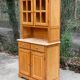 2-part solid wood buffet display cabinet kitchen storage cabinet 94cm