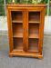 Louis Philippe display cabinet made of solid wood from the 1960s.
