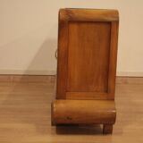 Art Deco Walnut TV Stand, 1950s, Mid-Century Modern Style