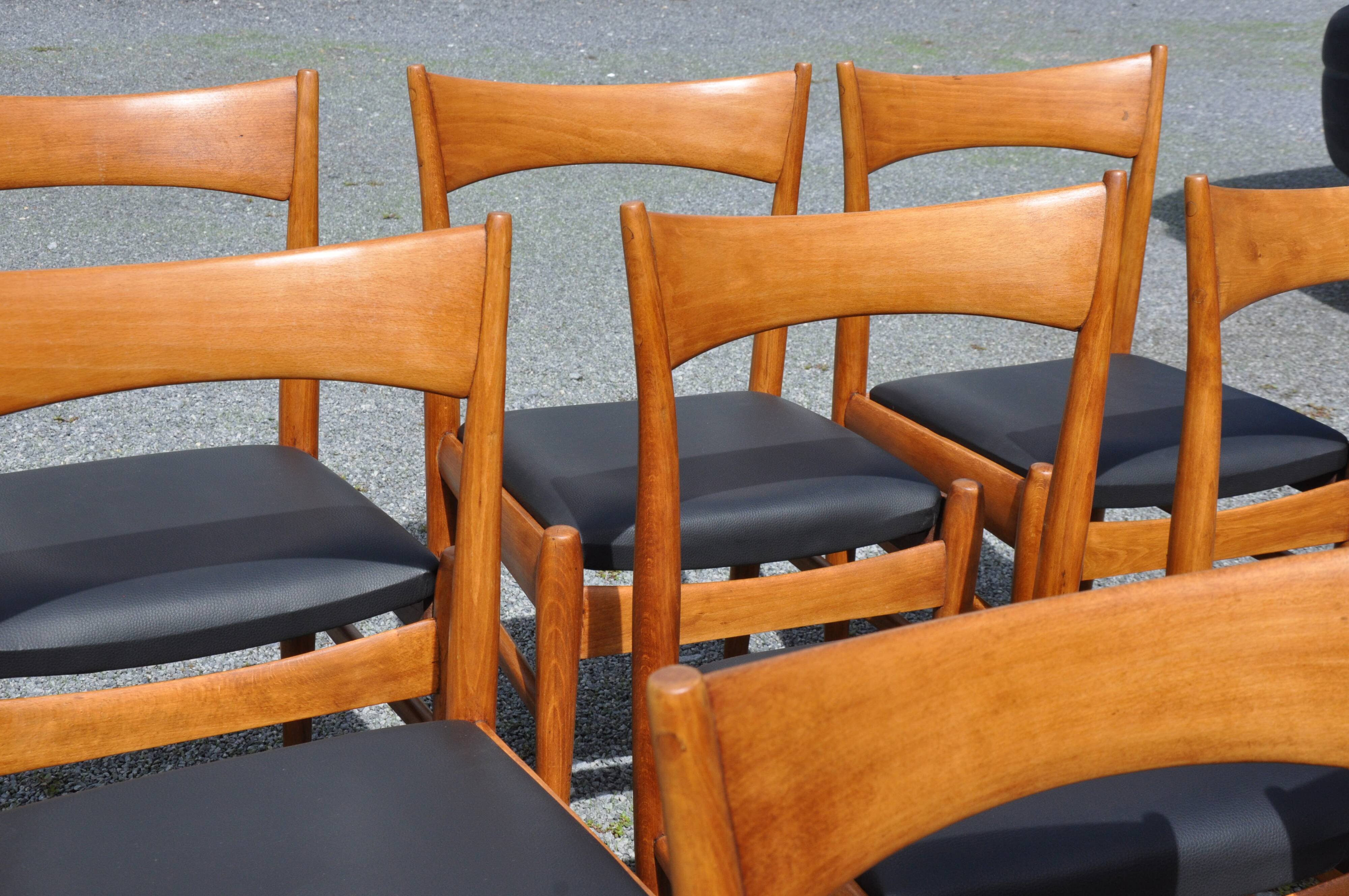 8 Scandinavian-style chairs