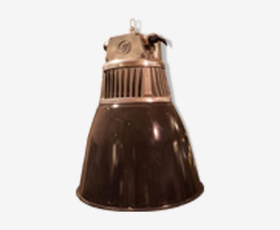 Lampe d’usine tchèque polie « Lars »