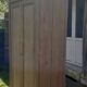 Antique Louis Philippe wardrobe with 2 doors, solid oak, raw wood