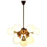Midcentury Space Age Sputnik Chandelier, 1970s