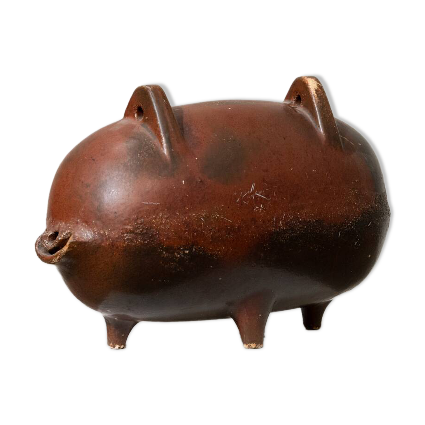Céramique cochon vintage, années 1960