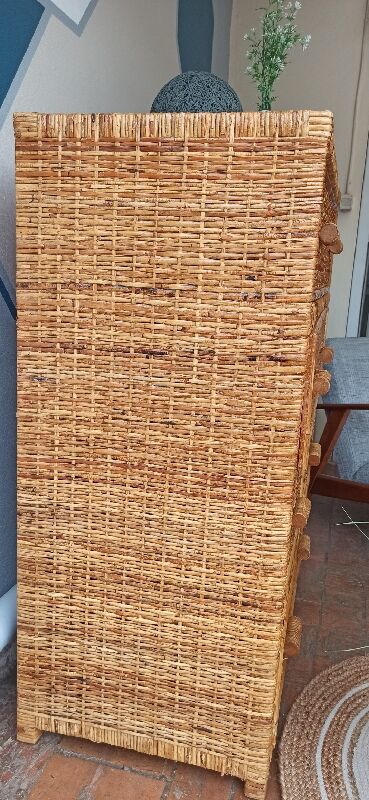 Vintage bamboo wicker rattan commodity