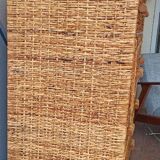 Vintage bamboo wicker rattan commodity