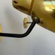 Pair of vintage adjustable wall lights, brass, France 1960