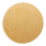 Round table with central base, wood top, 1970s