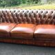 Canapé Chesterfield cuir 3 places