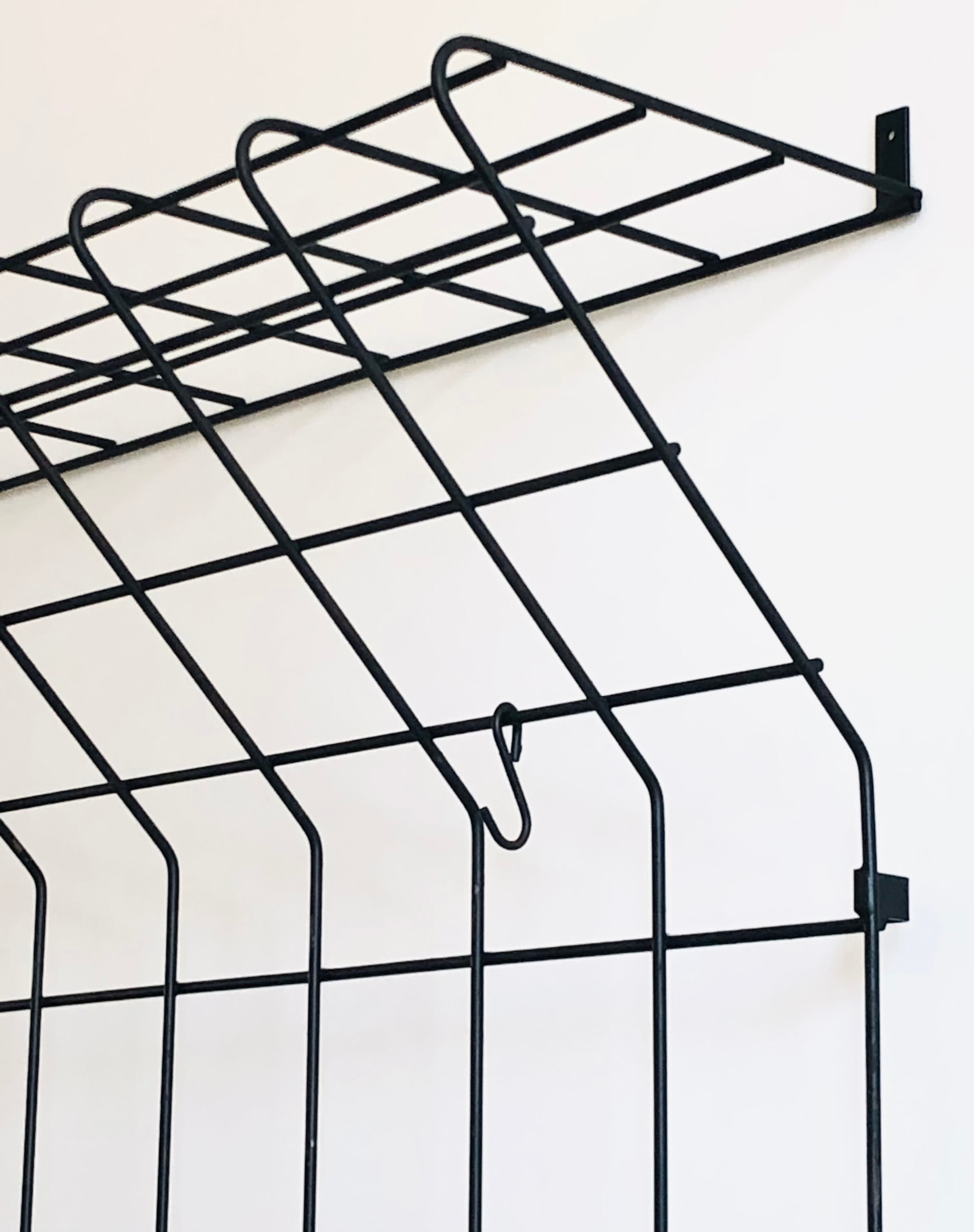 Wall rack by Karl Fichtel for Drahtwerke Erlau A.G.Aalen, Germany 50s