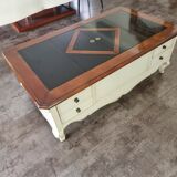 Rectangular bar coffee table