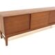 Enfilade scandinave en teck, Yngvar Sandström, Suède, 1960