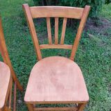 6 sanded bistro chairs