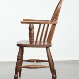 Antique English lowback Windsor chair with beautiful patina