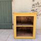 Low storage unit in saffron yellow wood – Canadian handcrafted.