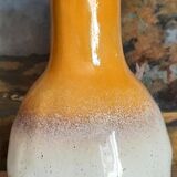 Two-Tone Ceramic Stoneware Carafe Pitcher - Vintage Design