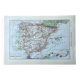 Map of Spain - 20x29cm 1922