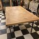 Table repas parquet de Versailles chêne massif