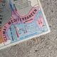 Vintage school map mdi France - Atlantic coast.