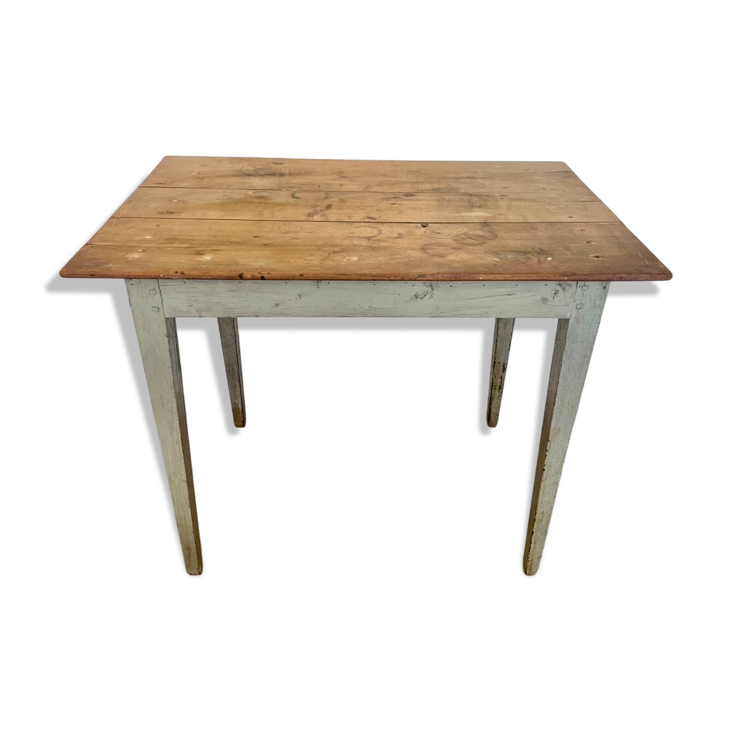 Antique patinated wooden table