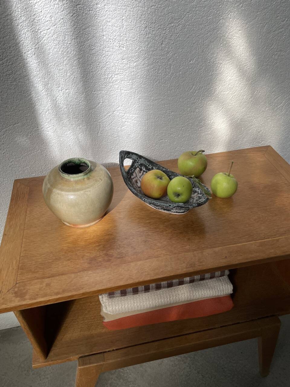 Empty ceramic pocket Fatlava Vallauris 1950