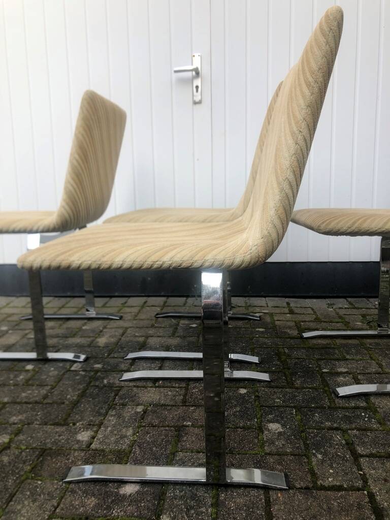 4 Giovanni Offredi chairs for SAPORITI