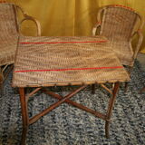 Rattan garden furniture